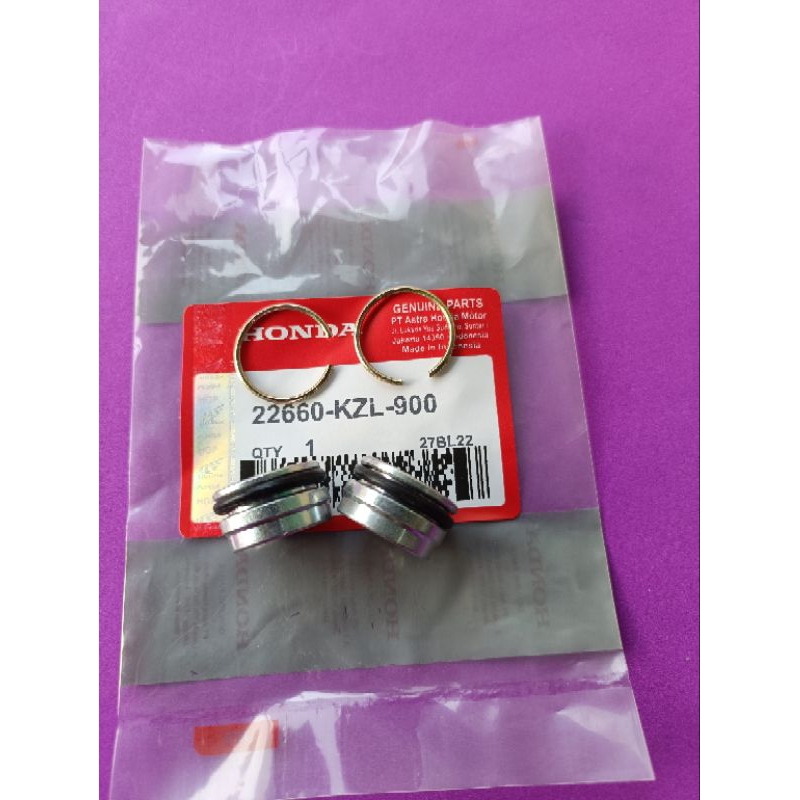 1 set baut tutup as shock+ klip( 2 pcs )  Honda beat fi beat street Scoopy fi beat esp beat pop orig