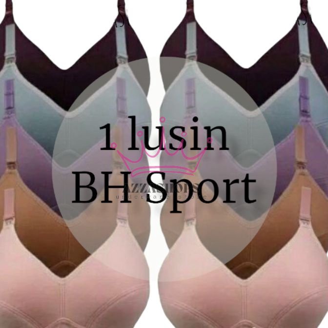Terjangkau 1 LUSIN SPORT BRA  BRA SPORT LUSINAN