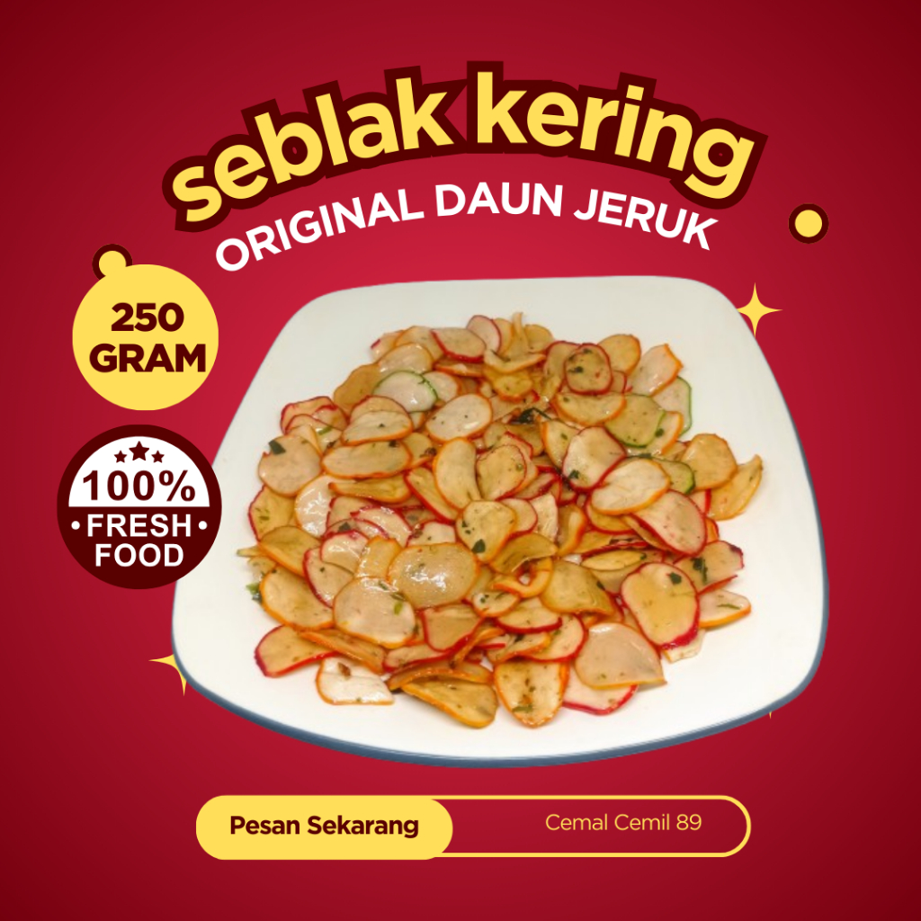 

Seblak Kering Pedas Daun Jeruk Kerupuk Seblak Seblak Kering Netto 250 Gram