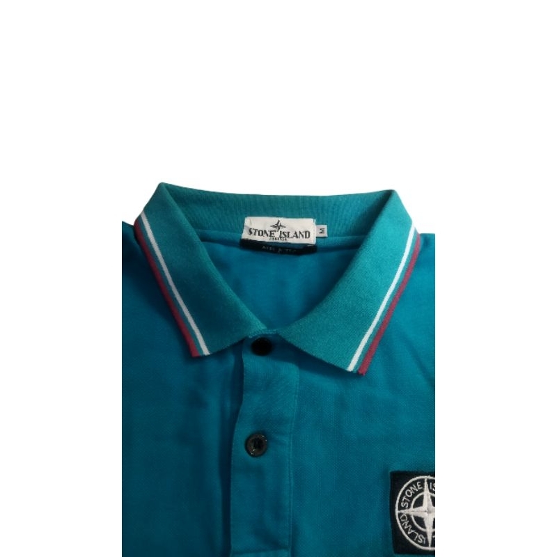 Polo Shirt Kaos Kerah Stone Island Second | M