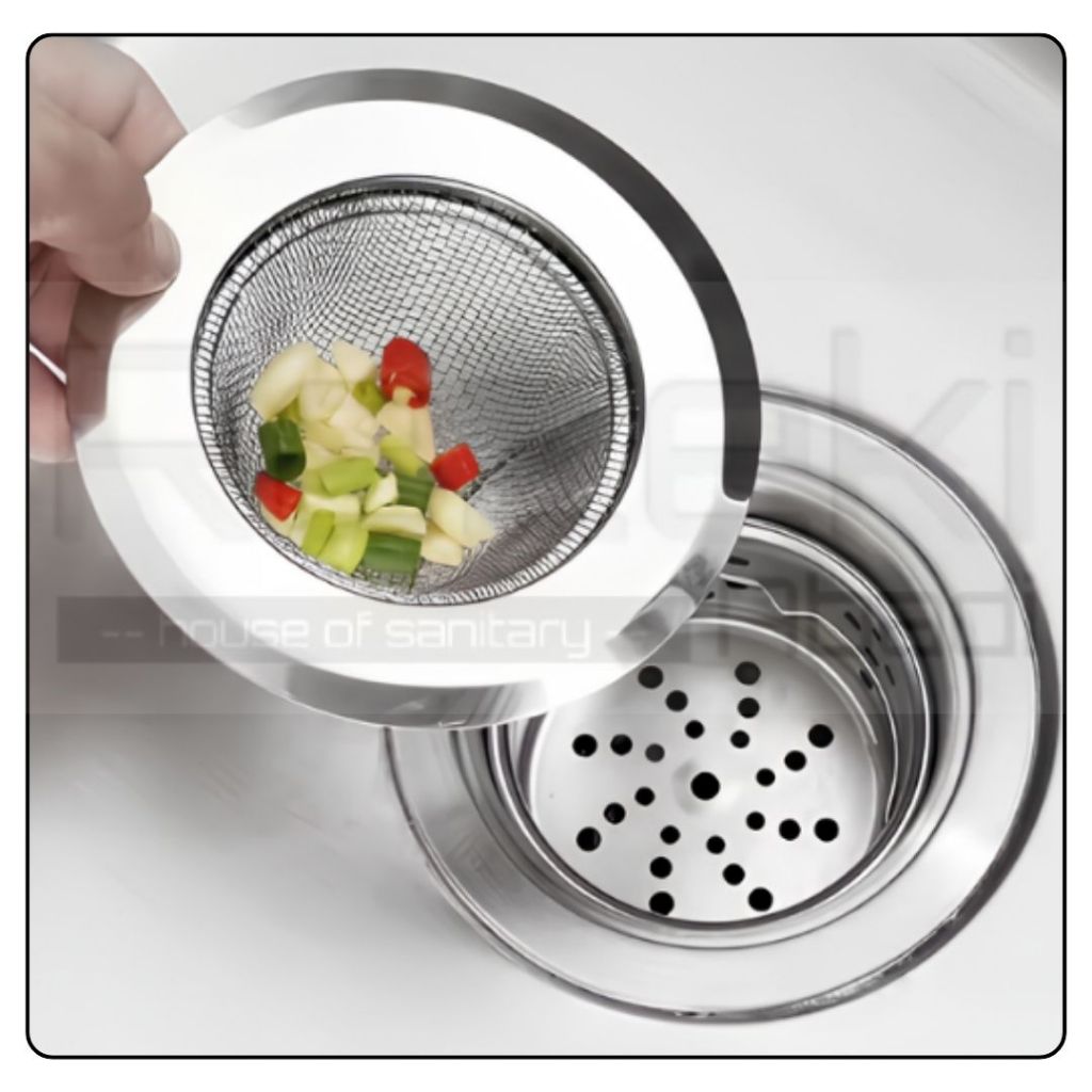 Saringan Wastafel Cuci Tangan - Strainer Bak Cuci Piring - Saringan Sink
