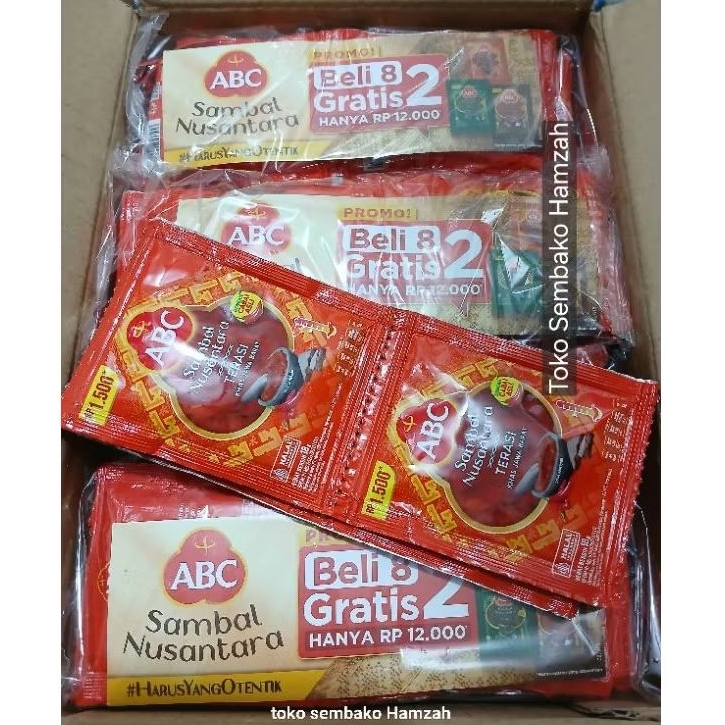 

ABC sambal terasi 10 sachet