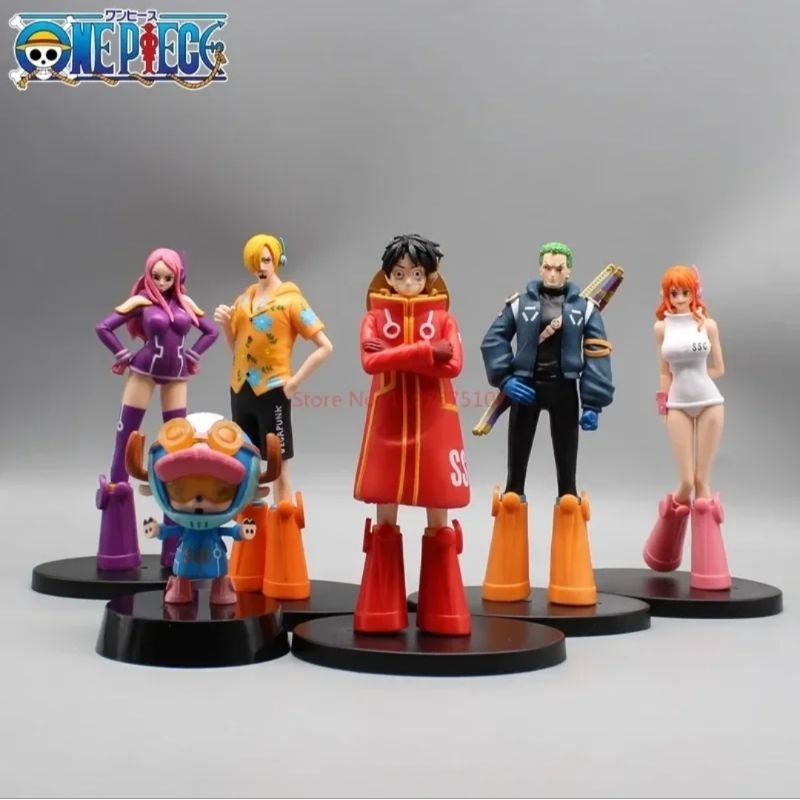 one piece figure future egg head gk luffy sanji zoro nami bonney chopper