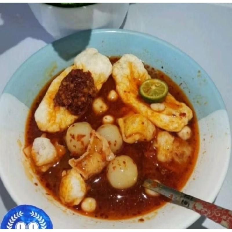 

CILOK MINI ISI 6 CHILI OIL KUMPLIT TOPNG / BASO ACI ISI AYAM CHILI OIL