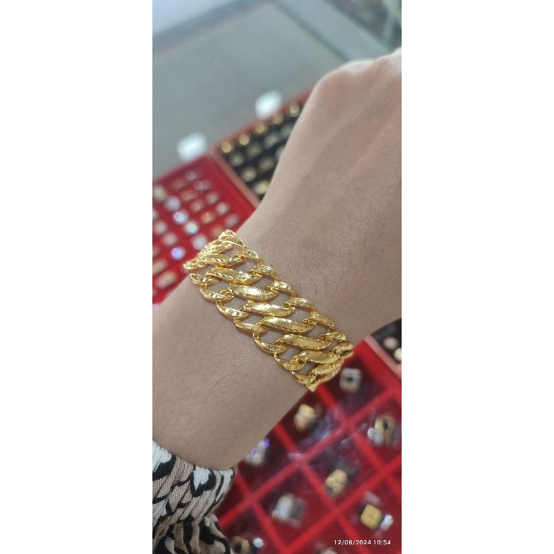 Gelang lipan lapis emas