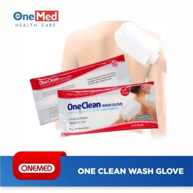 One Clean Glove / Tissu Basah Anti Bakteri Onemed