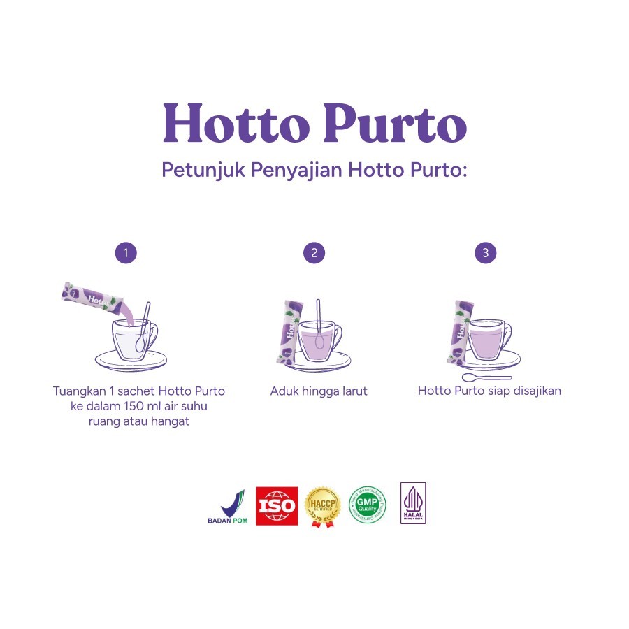 

RB PAKET BUNDLING HOTTO PURTO & HOTTO MAME - 2 Pouch (28 Sachet)