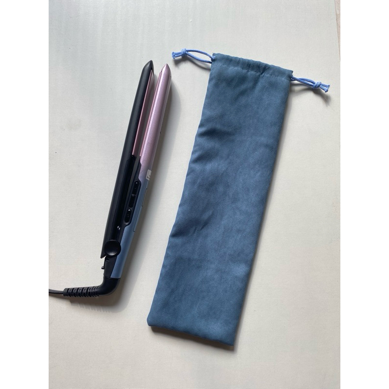 Pouch serut drawstring pouch kantong serut catokan tas catokan bahan suede import halus lembut