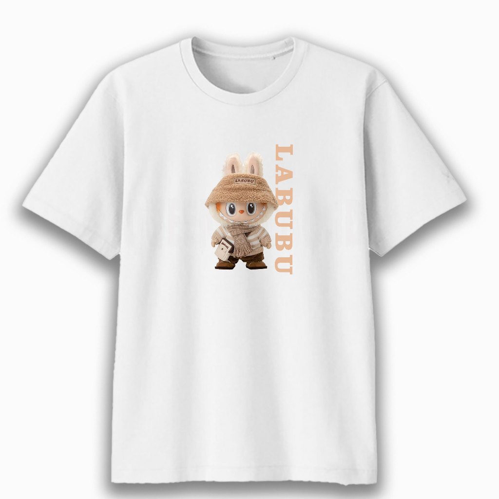 baju distro,baju labubu helloween,koas lengan pendek,baju koas kekinian,ukuran M,L,XL,XXXL