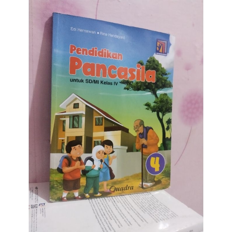 buku ppkn/pendidikan pancasila kelas 4/IV sd mi quadra kurmer kurikulum merdeka
