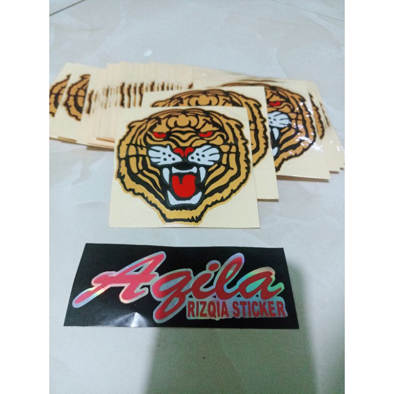 stiker macan cutting sticker harimu,motor mobil