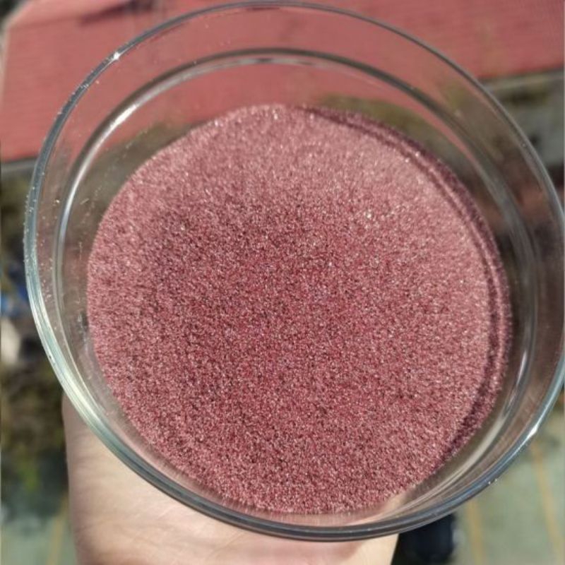 RED GARNER SAND -pasir red garnet,pasir hias aquarium untuk ikan predator,chana,palmas dan lain lain