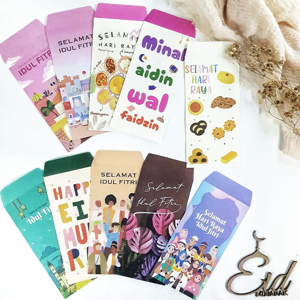 

(PAKET 10/20/30) AMPLOP LEBARAN GROSIR/AMPLOP LEBARAN 2025/AMPLOP/ANGPAU/ANGPAO/AMPAU/MURAH