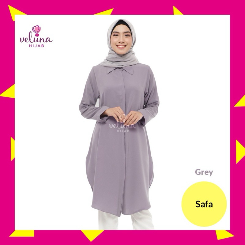 SAFA TUNIC ||TUNIC MUSLIM|| (PRELOVED)||FASHION MUSLIM ATASAN MUSLIM WANITA ||BAJU TUNIC||ATASAN TUN