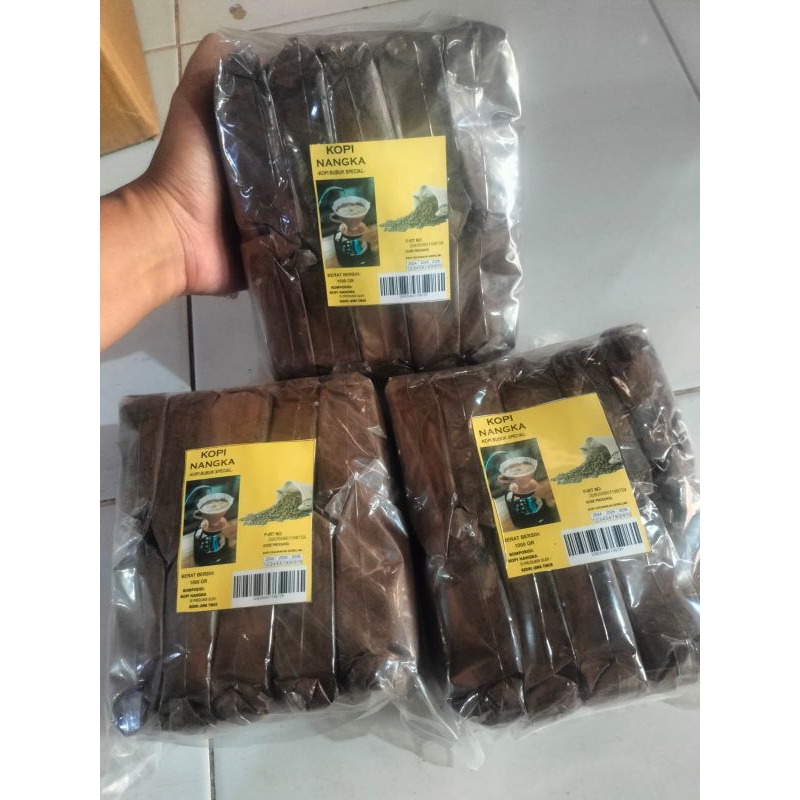 

Kopi hitam klip merk 3 bintang berat 300gr