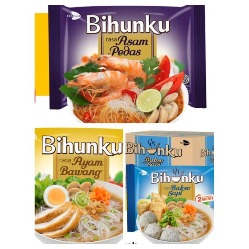 

Bihunku aneka rasa 4 pcs