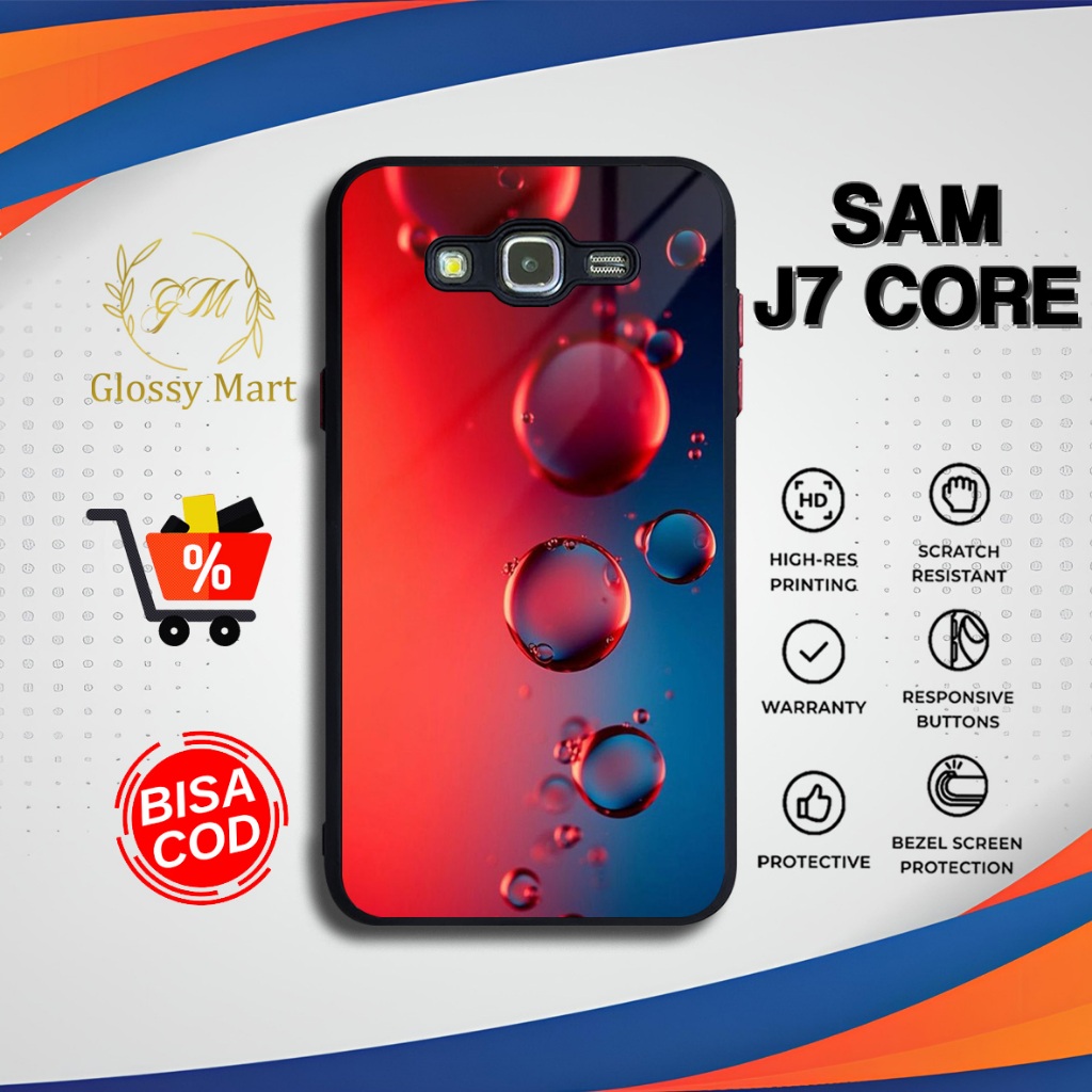 Casing Samsung J7 Core Terlaris Bubble Hardcase Softcase Glossy Case J7 Core Terbaru Termurah