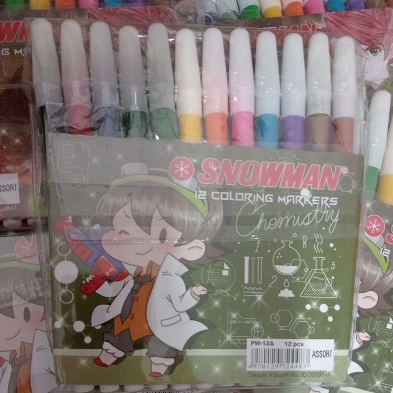 

Spidol snowman PW-12A