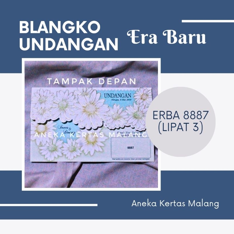 Blangko Undangan Erba 8887 / 88212 (Cek Deskripsi)