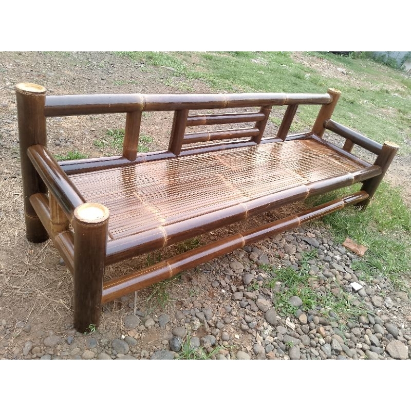 Kursi Bale bambu panjang 2 meter