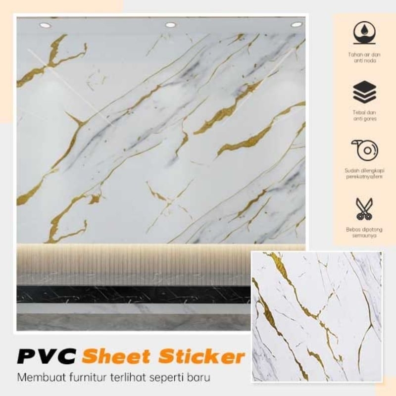 stiker dinding motif marmer jnt 1012