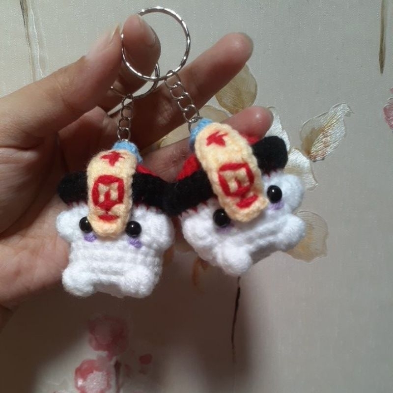 Amigurumi Keychain China Vampire / Gantungan Kunci Vampir Cina
