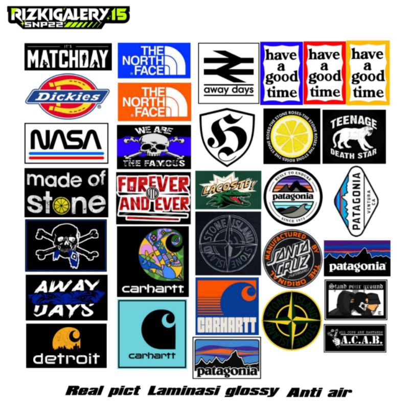 

stiker casuals football part 2 isi 10 pcs stiker tumblr stikerr laptop case hp helm motor dll stiker outdoor maupun indoor sudah dilaminasi glossy