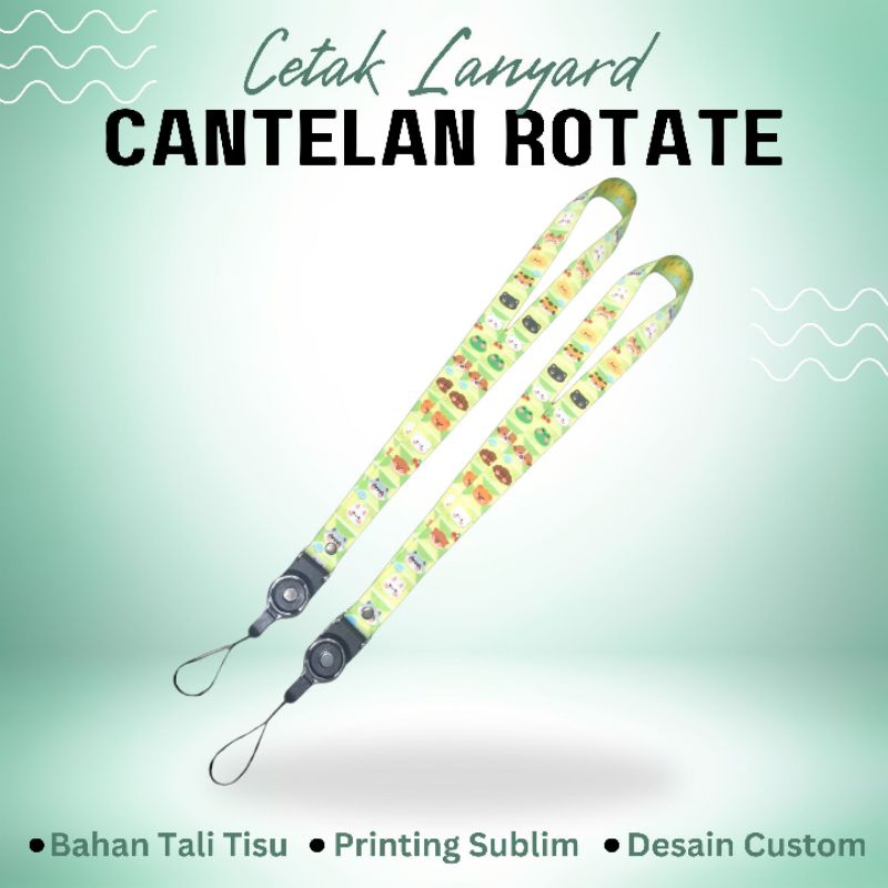 

CANTELAN ROTATE LANYARD 2CM2SISI TERBAIK FULL PRINTING