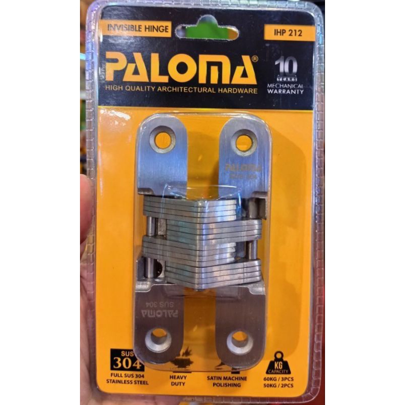 IHP 212 PALOMA INVISIBLE HINGE STAINLESS SUS304 ENGSEL TANAM JENDELA
