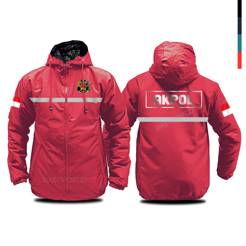 JAKET COSTEM PARASUT AK POL PRIA REMAJA DEWASA SCOTLIGHT KEREN SEMI WF OUTDOOR WINDBREAKERS