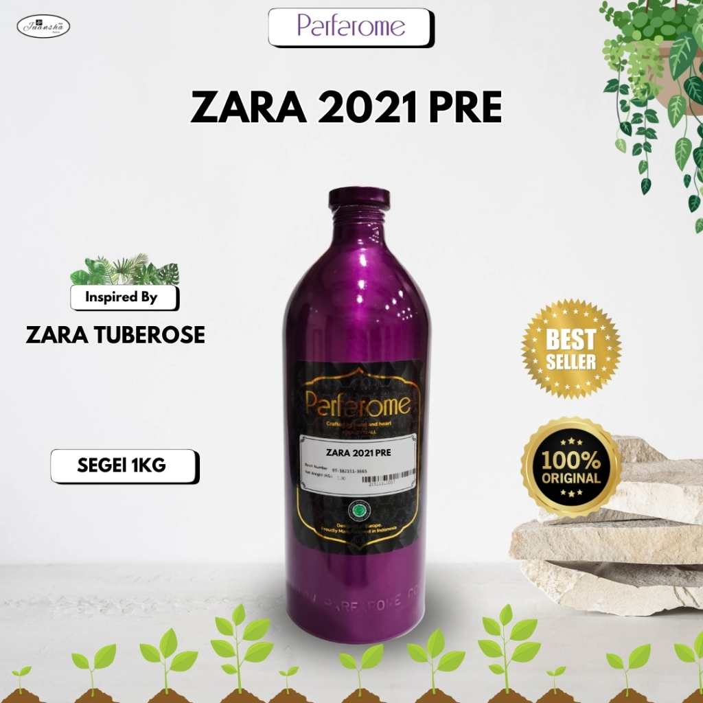 bibit parfum murni ZAARA PRE  / TUBEEROSE PARFAROME 1KG SEGEL
