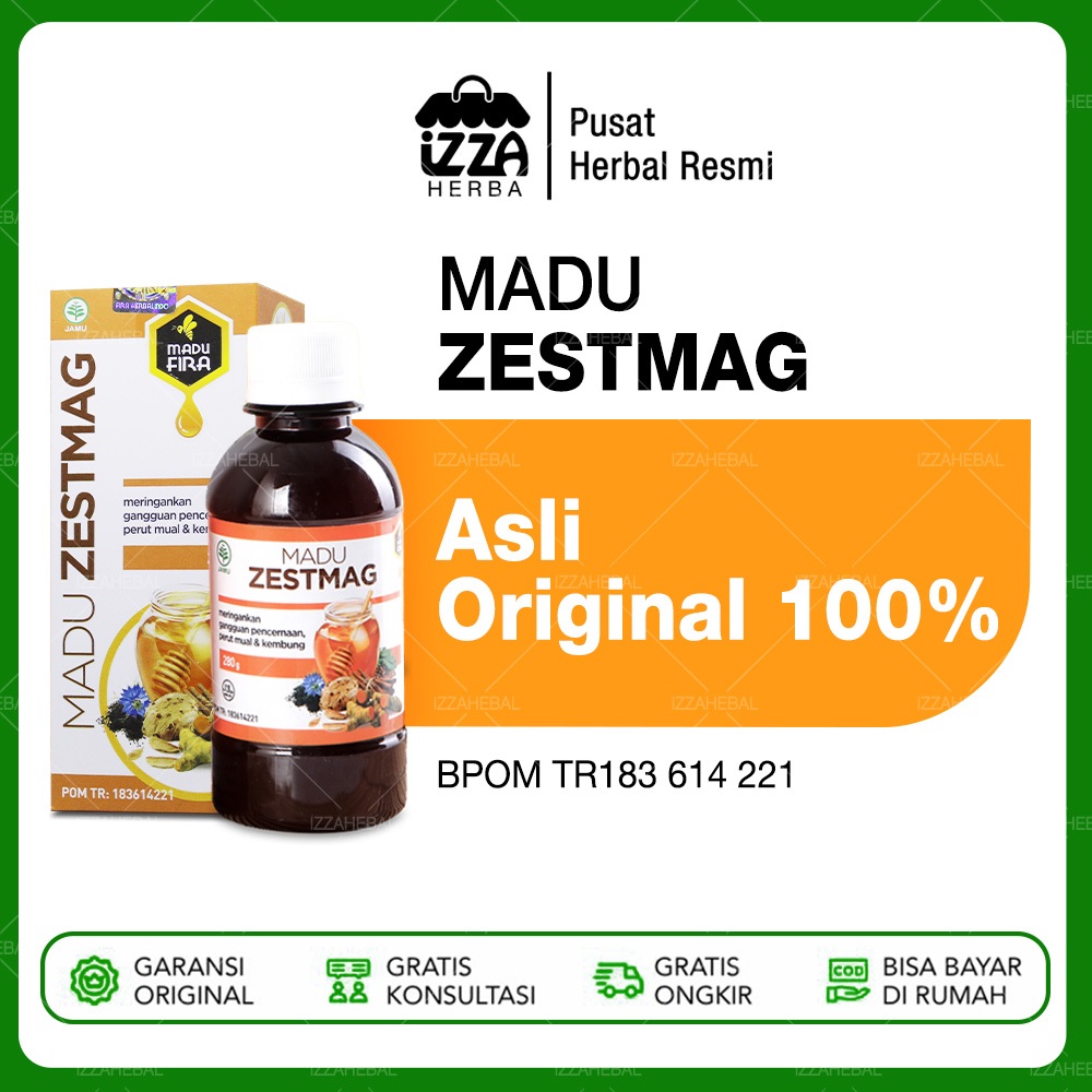 MADU ZESTMAG ASLI ORIGINAL 100% DI APOTIK Mengatasi Masalah Pencernaan Mual Kembung Maag