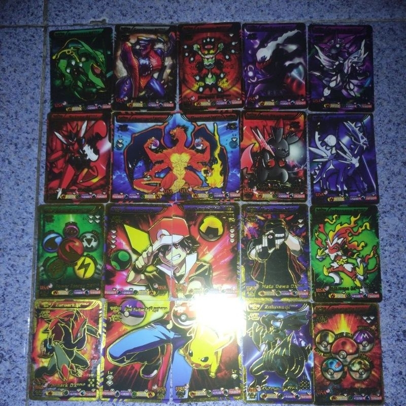 Kartu Pokemon Go Card Gold Foil