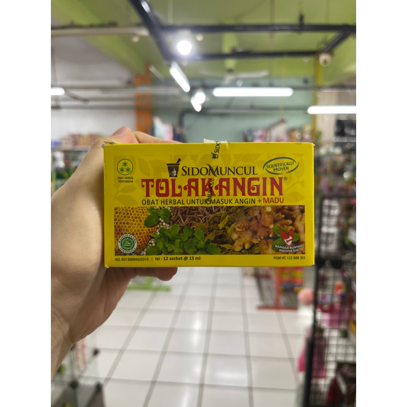 sidomuncul tolak angin box - tolak angin cair isi 12 - sidomuncul tolak angin cair