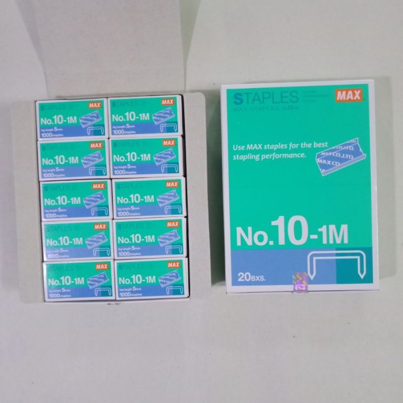 

isi steples joyko no. 10 (1 kotak) isi 20 box kecil