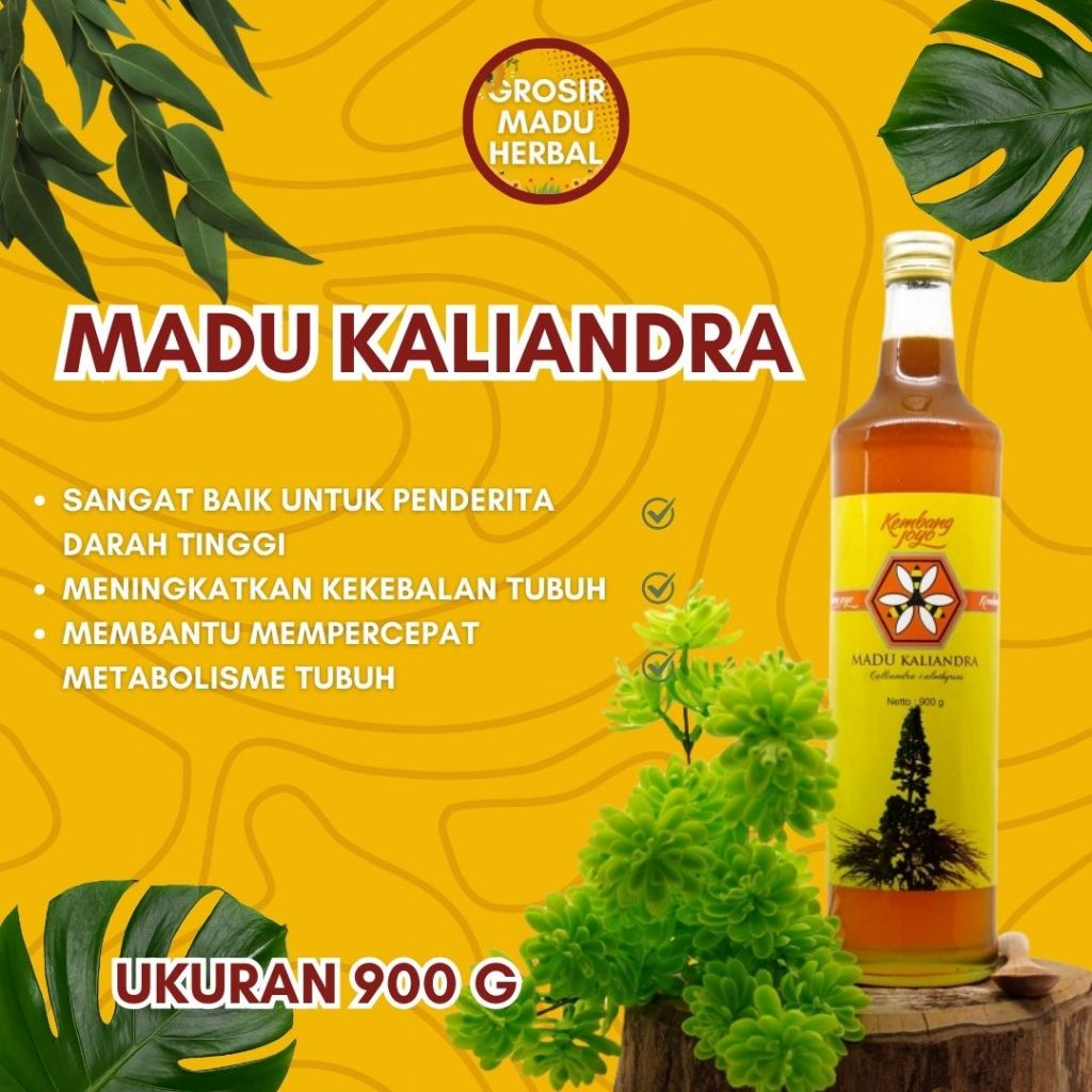 

MADU KALIANDRA KEMBANG JOYO 900, 400, 350 G, MADU ASLI, MADU ALAMI, PURE HONEY