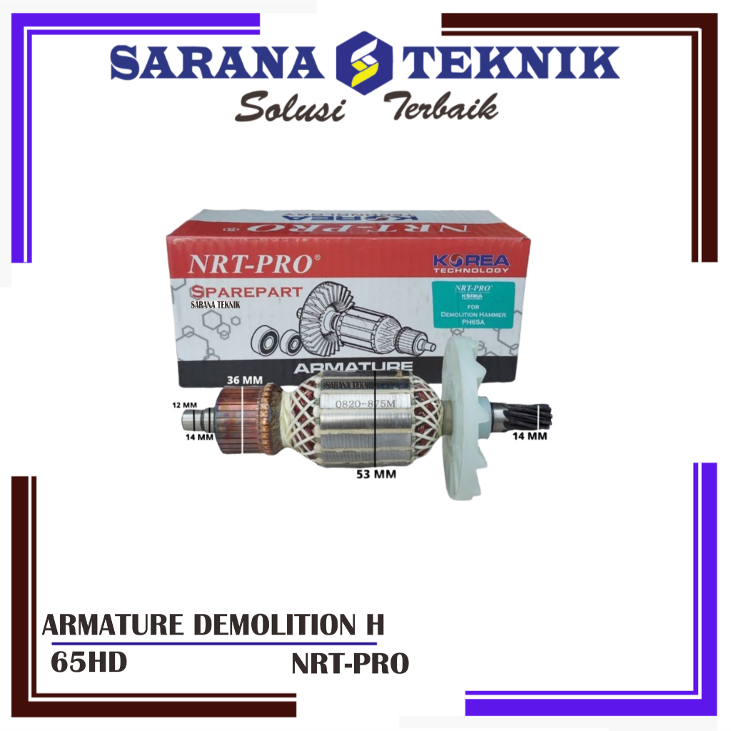 ARMATURE / ANGKER BOR JACK HAMMER 65 / 65HD / PH65 NRT-PRO