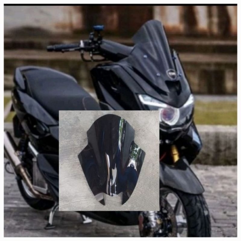 WINDSHIELD/VISOR NMAX TDR MINI POLOS VISOR NMAX TDR MINI POLOS TEBAL 3 MILI