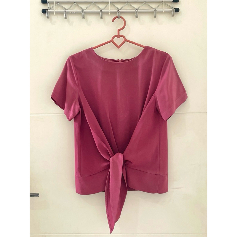 EXECUTIVE Blouse Kerja Pink Merah Muda / Baju Kantor Wanita