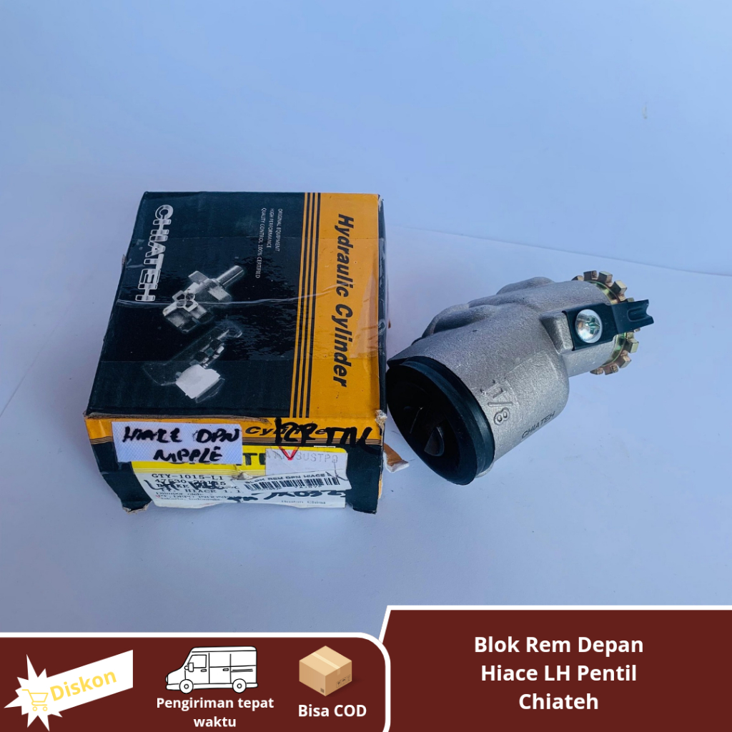 Whell Cylinder LH Master Bak Blok Rem Depan Kiri Toyota Hiace Lama Nepel Chiateh Original
