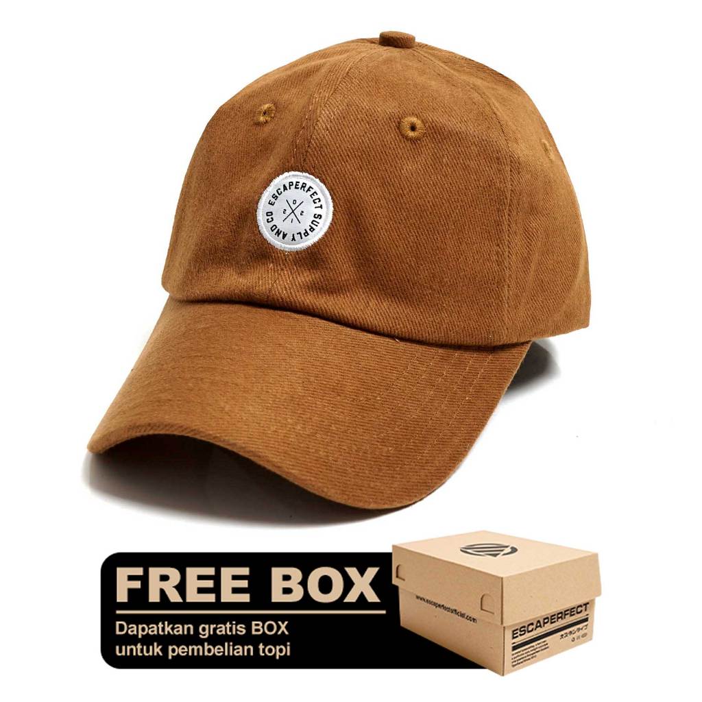 Escaperfect Polo Cap Azura - Brown Topi Pria