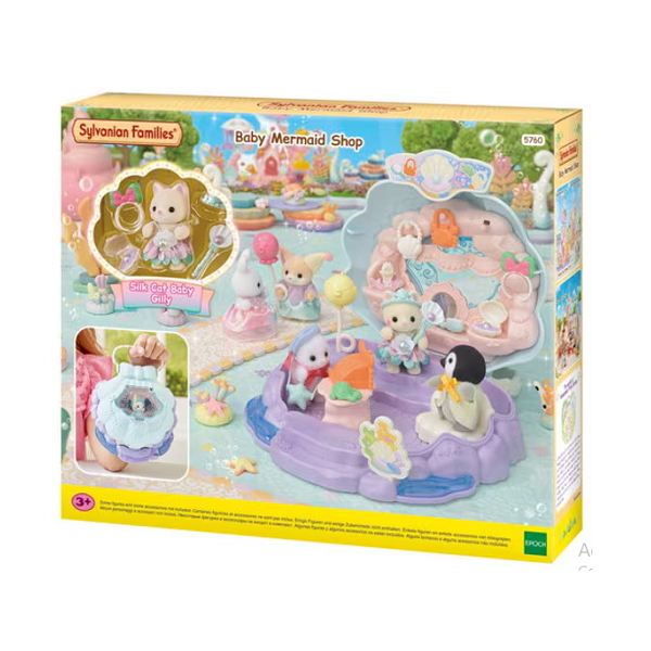 Mainan Sylvanian Families Baby Mermaid Shop