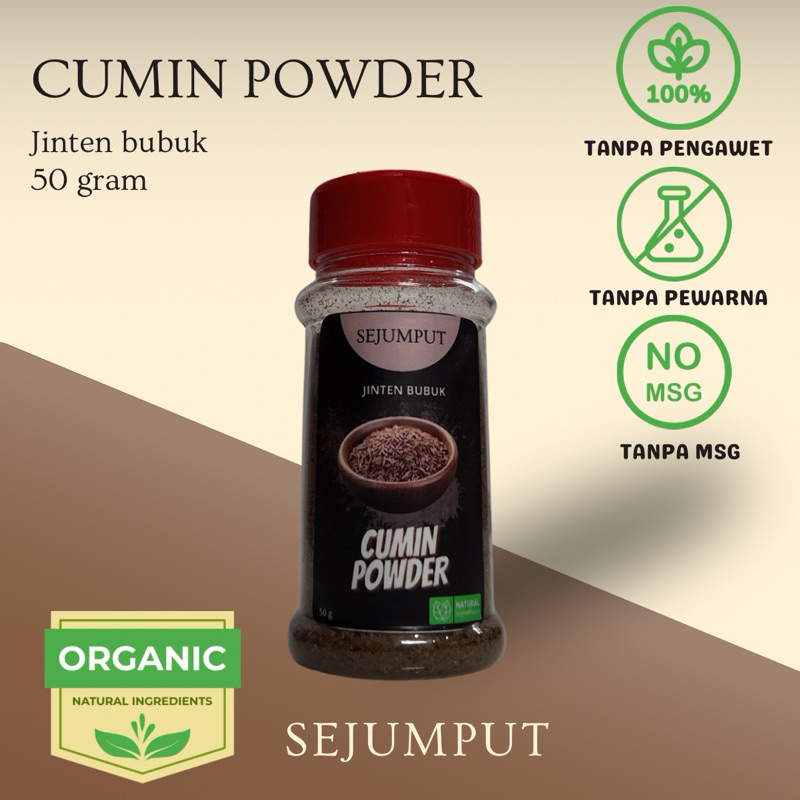 

JINTEN BUBUK / CUMIN POWDER bumbu dapur sejumput