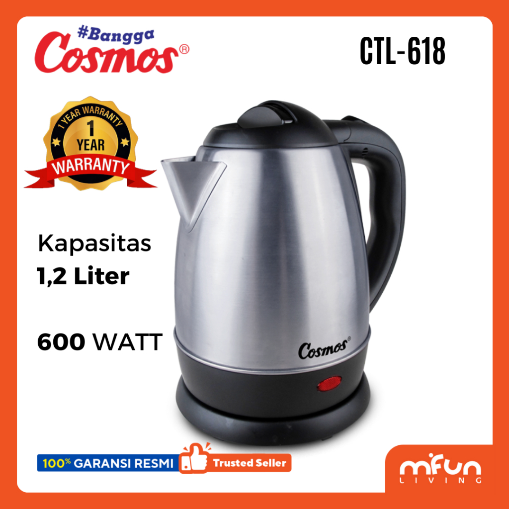 Teko Listrik Cosmos CTL618 / Teko Pemanas Air listrik Cosmos