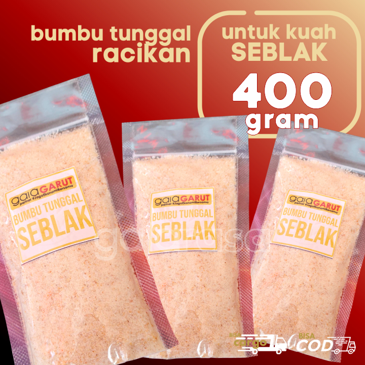 

GROSIRAN - 400gr Bumbu TUNGGAL Kuah SEBLAK 2x200gr by GaiaRasa