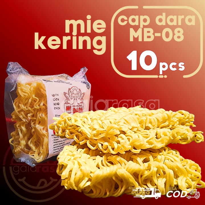 

Mie MB-08 ECERAN 10pcs Mi Kering Cap Burung dara isi 2keping/bungkus by GaiaRasa