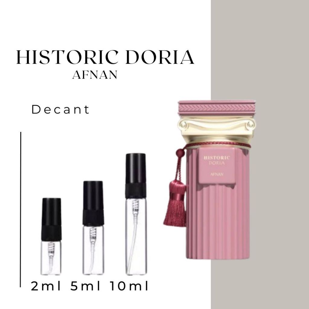 Decant 2ml 5ml 10ml HISTORIC DORIA Afnan