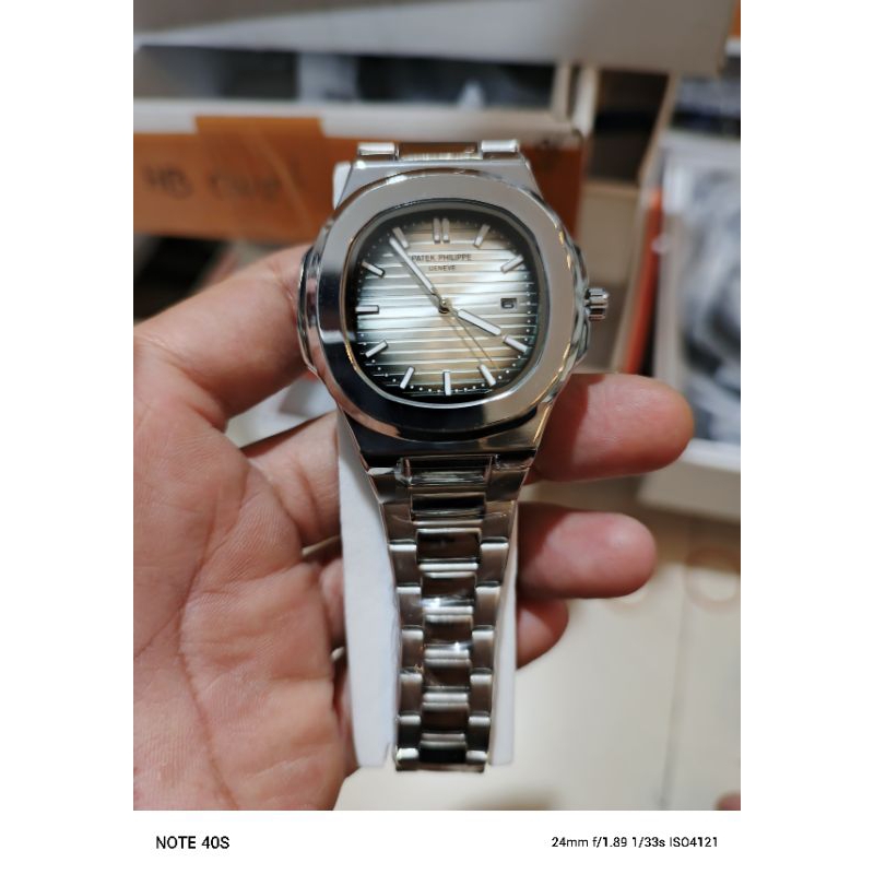 Jam Tangan Patek Phillipe - Silver White