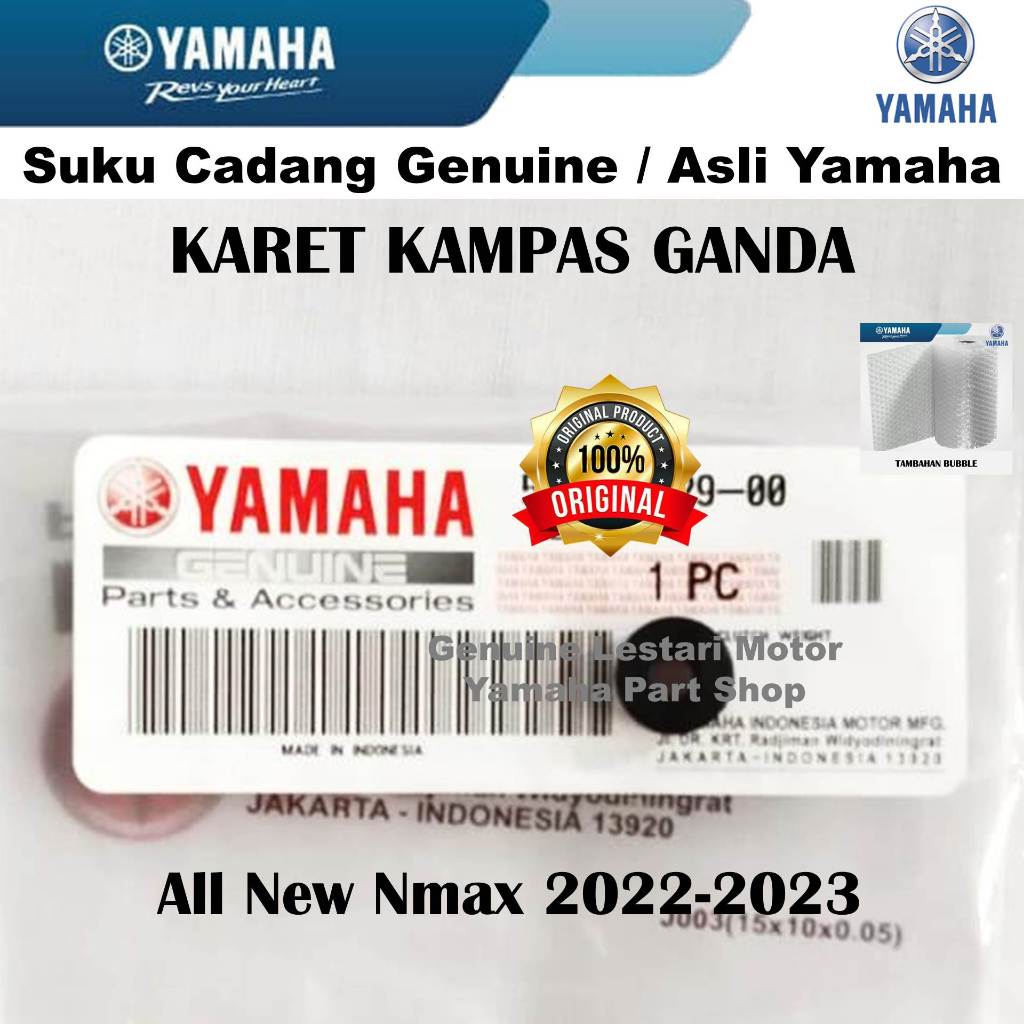 Karet Kampas Ganda Motor All New Aerox Cyber City WGP 2023 Asli Yamaha 54P-E6629-00