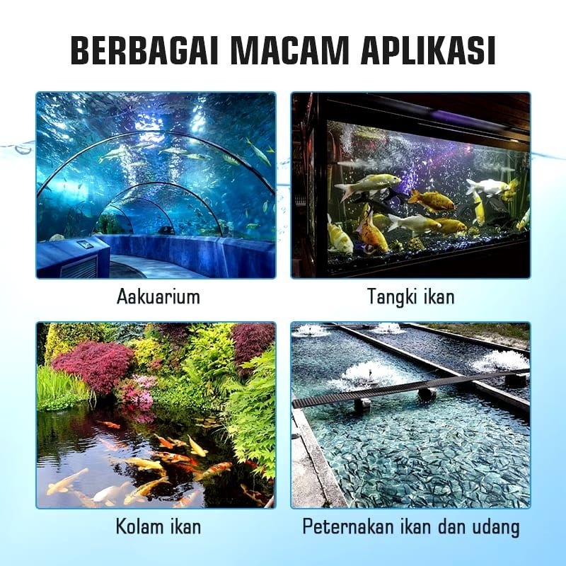 SAKKAI PRO SELANG UNIRING TENGGELAM SELANG AERATOR NANO GELEMBUNG